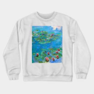 Water Lilies by Claude Monet Crewneck Sweatshirt